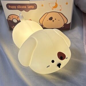 New in packaging Cute Puppy Silicone Lamp